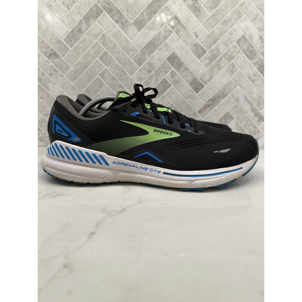 Brooks Adrenaline GTS 23 Running Shoes Mens Size 12D 12 D Sneakers Black Lace Up